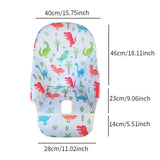 Maxbell Baby Dining Chair Cover Portable Dining Chair Mat for Baby Toddlers Children Dinosaur