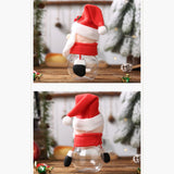 Maxbell Christmas Candy Jar Candy Can Xmas Ornament Treat Box for Home Holiday Party Santa Claus 17cmx8cm
