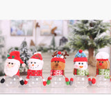 Maxbell Christmas Candy Jar Candy Can Xmas Ornament Treat Box for Home Holiday Party Santa Claus 17cmx8cm