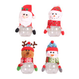 Maxbell Christmas Candy Jar Candy Can Xmas Ornament Treat Box for Home Holiday Party Santa Claus 17cmx8cm