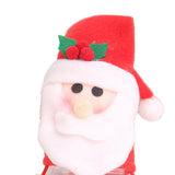 Maxbell Christmas Candy Jar Candy Can Xmas Ornament Treat Box for Home Holiday Party Santa Claus 17cmx8cm