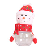 Maxbell Christmas Candy Jar Candy Can Xmas Ornament Treat Box for Home Holiday Party Snowman 17cmx8cm