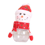 Maxbell Christmas Candy Jar Candy Can Xmas Ornament Treat Box for Home Holiday Party Snowman 17cmx8cm
