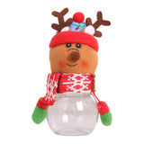 Maxbell Christmas Candy Jar Candy Can Xmas Ornament Treat Box for Home Holiday Party Elk 18cmx8cm