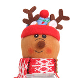 Maxbell Christmas Candy Jar Candy Can Xmas Ornament Treat Box for Home Holiday Party Elk 18cmx8cm