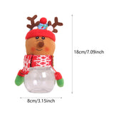 Maxbell Christmas Candy Jar Candy Can Xmas Ornament Treat Box for Home Holiday Party Elk 18cmx8cm