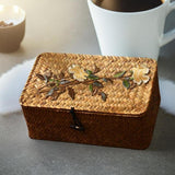 Maxbell Storage Basket Holder Creative Makeup Organizer for Household Shelf Tabletop M