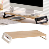 Maxbell Computer Heightening Stand with USB Charging Port for Desktop Bedroom Laptop