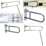 Maxbell Toilet Grab Bar Handrail for Bathroom Hand Grips Handicapped Disabled Toilet Folding 60cm