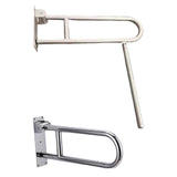 Maxbell Toilet Grab Bar Handrail for Bathroom Hand Grips Handicapped Disabled Toilet Folding 60cm