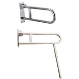 Maxbell Toilet Grab Bar Handrail for Bathroom Hand Grips Handicapped Disabled Toilet Folding 60cm