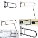 Maxbell Toilet Grab Bar Handrail for Bathroom Hand Grips Handicapped Disabled Toilet Folding 60cm