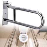 Maxbell Toilet Grab Bar Handrail for Bathroom Hand Grips Handicapped Disabled Toilet Folding 60cm