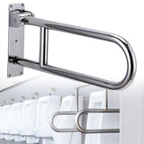 Maxbell Toilet Grab Bar Handrail for Bathroom Hand Grips Handicapped Disabled Toilet Folding 60cm