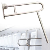 Maxbell Toilet Grab Bar Handrail for Bathroom Hand Grips Handicapped Disabled Toilet Standing 60cm