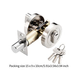 Maxbell Deadbolt Door Lock Contemporary Invisible Door Lock Single Cylinder Deadbolt Silver