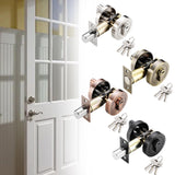 Maxbell Deadbolt Door Lock Contemporary Invisible Door Lock Single Cylinder Deadbolt Silver