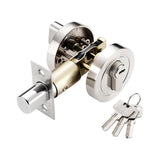 Maxbell Deadbolt Door Lock Contemporary Invisible Door Lock Single Cylinder Deadbolt Silver