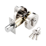 Maxbell Deadbolt Door Lock Contemporary Invisible Door Lock Single Cylinder Deadbolt Silver