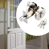 Maxbell Deadbolt Door Lock Contemporary Invisible Door Lock Single Cylinder Deadbolt Silver