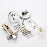 Maxbell Deadbolt Door Lock Contemporary Invisible Door Lock Single Cylinder Deadbolt Silver