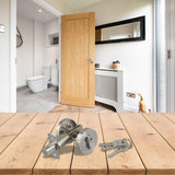 Maxbell Deadbolt Door Lock Contemporary Invisible Door Lock Single Cylinder Deadbolt Silver
