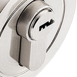 Maxbell Deadbolt Door Lock Contemporary Invisible Door Lock Single Cylinder Deadbolt Silver
