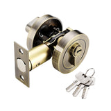 Maxbell Deadbolt Door Lock Contemporary Invisible Door Lock Single Cylinder Deadbolt Bronze