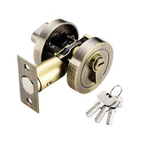 Maxbell Deadbolt Door Lock Contemporary Invisible Door Lock Single Cylinder Deadbolt Bronze