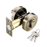 Maxbell Deadbolt Door Lock Contemporary Invisible Door Lock Single Cylinder Deadbolt Bronze