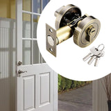 Maxbell Deadbolt Door Lock Contemporary Invisible Door Lock Single Cylinder Deadbolt Bronze