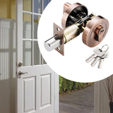 Maxbell Deadbolt Door Lock Contemporary Invisible Door Lock Single Cylinder Deadbolt Red Copper