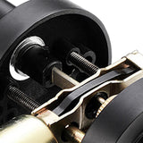 Maxbell Deadbolt Door Lock Contemporary Invisible Door Lock Single Cylinder Deadbolt Black