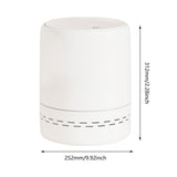 Maxbell Trash Can Rubbish Can Modern Compact Wastebasket for Home Living Room Office