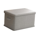 Maxbell Storage Box Foldable with Lid Washable Storage Bin for Sundries Toys Blanket Medium