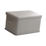 Maxbell Storage Box Foldable with Lid Washable Storage Bin for Sundries Toys Blanket Medium