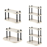 Maxbell Bathroom Counter Organizer Coffee Bar Organizer for Bedroom Kitchen Bathroom 2 Layer