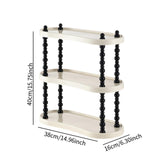 Maxbell Bathroom Counter Organizer Coffee Bar Organizer for Bedroom Kitchen Bathroom 3 Layer