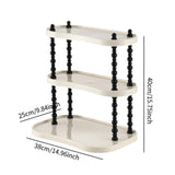 Maxbell Bathroom Counter Organizer Coffee Bar Organizer for Bedroom Kitchen Bathroom 3 Layer Large Base