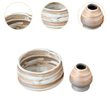 Maxbell Matcha Bowl and Whisk Rest Craft Pottery Bowl for Desktop Office Living Room White
