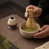 Maxbell Matcha Whisk Set Portable Matcha Set for Tea Lover Tea Preparation Tea House Coffee White Thread