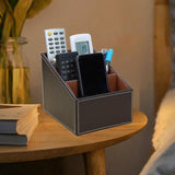 Maxbell Desk Organizer Container Remote Control Holder for Dorm Living Room Tabletop Coffee