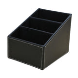 Maxbell Desk Organizer Container Remote Control Holder for Dorm Living Room Tabletop Black