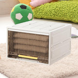 Maxbell Foldable Storage Box Stackable Cabinet Bin for Closet Office Cabinet 30cm Height
