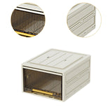 Maxbell Foldable Storage Box Space Saving Cabinet Bin for Dorm Under Bed Room 26cm Height