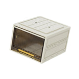 Maxbell Foldable Storage Box Space Saving Cabinet Bin for Dorm Under Bed Room 30cm Height
