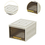 Maxbell Foldable Storage Box Space Saving Cabinet Bin for Dorm Under Bed Room 30cm Height