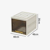 Maxbell Foldable Storage Box Space Saving Cabinet Bin for Dorm Under Bed Room 36cm Height