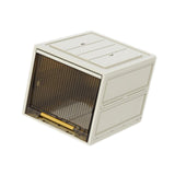 Maxbell Foldable Storage Box Space Saving Cabinet Bin for Dorm Under Bed Room 36cm Height