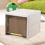 Maxbell Foldable Storage Box Space Saving Cabinet Bin for Dorm Under Bed Room 36cm Height